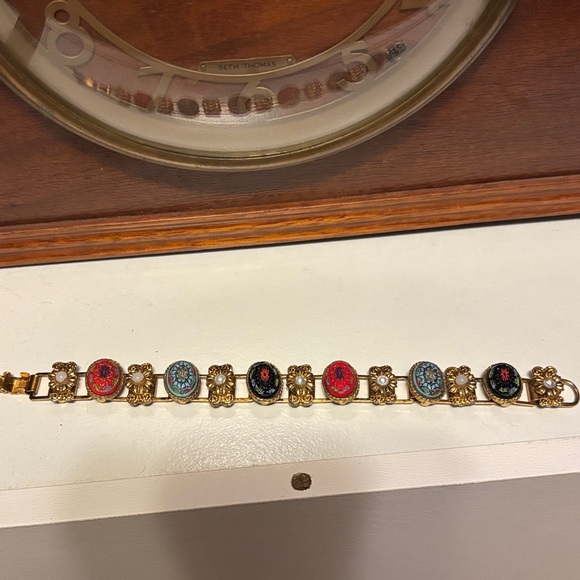 Vintage mosiac bracelet - Picture 2 of 5